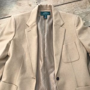 Ralph Lauren camel hair blazer